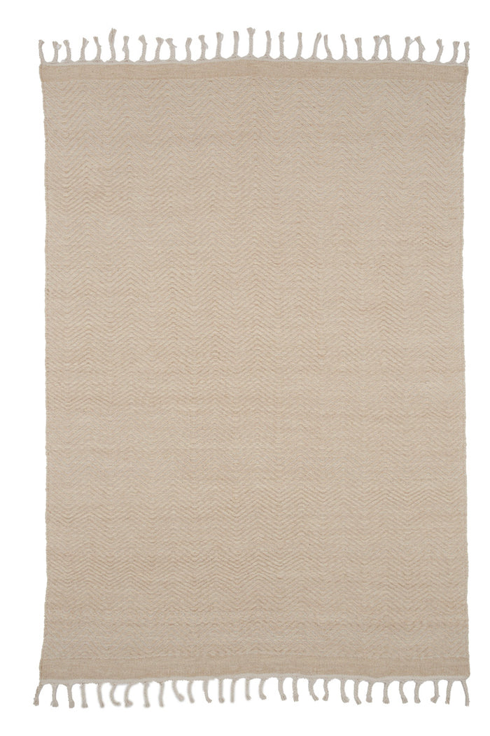 Fjôrd - Vloerkleed Beige - 230x160cm - Loke