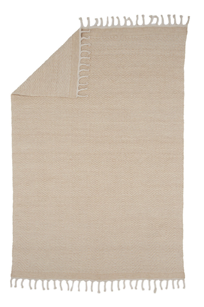 Fjôrd - Vloerkleed Beige - 230x160cm - Loke