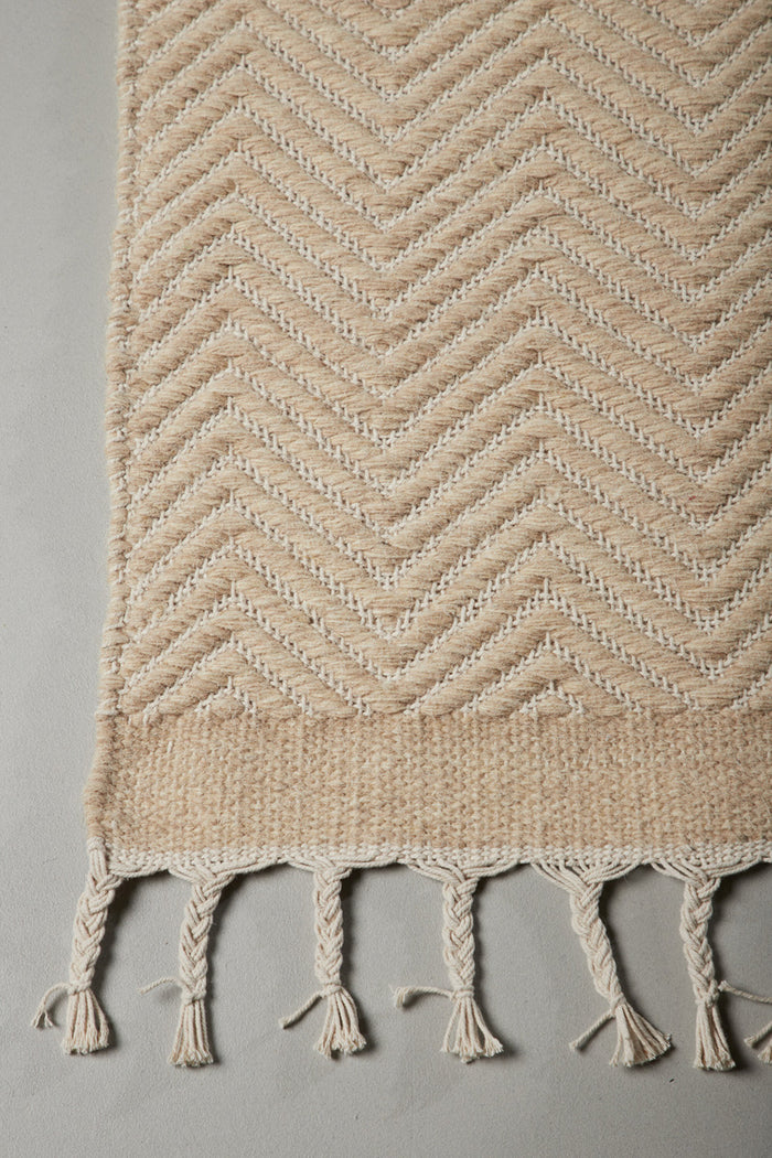 Fjôrd - Vloerkleed Beige - 230x160cm - Loke