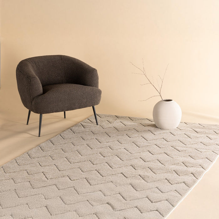 Fjôrd - Vloerkleed Bruin - 230x160cm - Fia