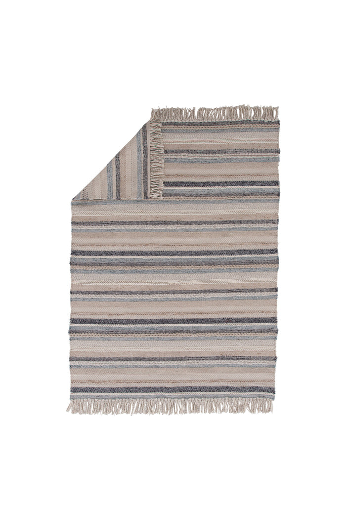 Fjôrd - Vloerkleed Beige|Blauw - 170x240cm - Gudha