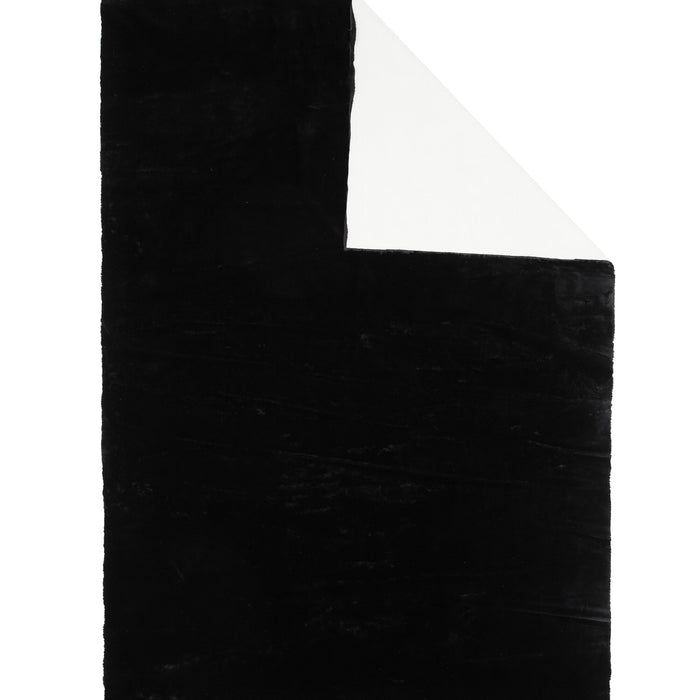 Fjôrd - Vloerkleed Zwart - 230x160cm - Nina