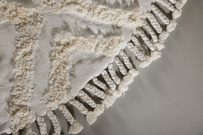 Fjôrd - Vloerkleed Wit - Ø200cm - Hilma