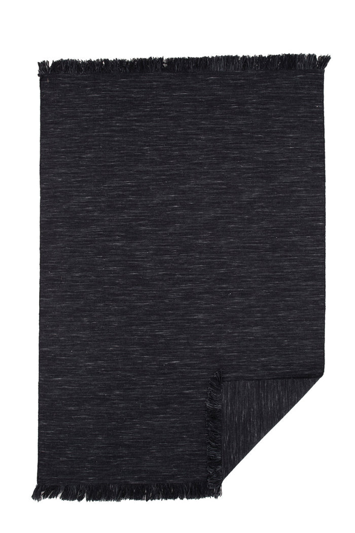 Fjôrd - Vloerkleed Zwart - 230x160cm - Elton