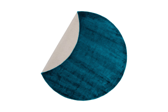 Fjôrd - Vloerkleed Turquoise - Ø200cm - Indra