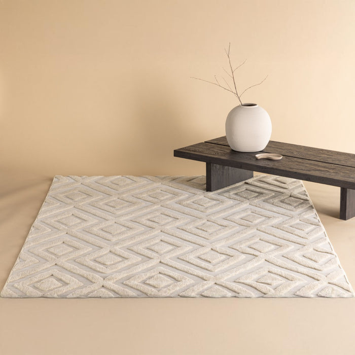 Fjôrd - Vloerkleed Beige - 230x160cm - Pia