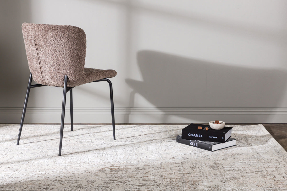 Fjôrd - Vloerkleed Zilver - 230x160cm - Cleo