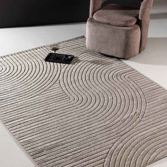 Fjôrd - Vloerkleed Bruin - 200x290cm - Vince