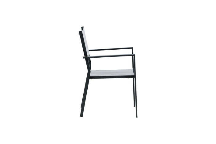 Fjôrd - Tuinstoel Wit|Grijs - Copacabana - Set van 2