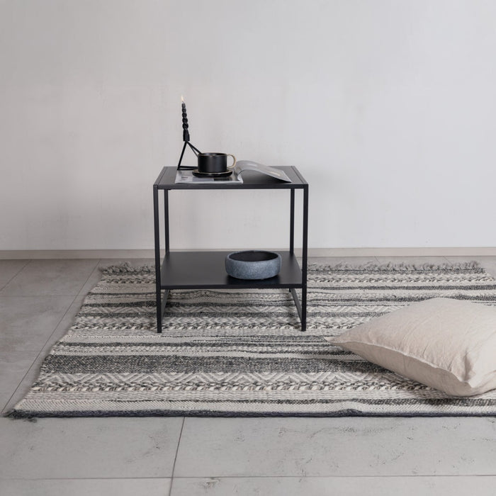 Fjôrd - Vloerkleed Donkergrijs - 200x300cm - Alwar