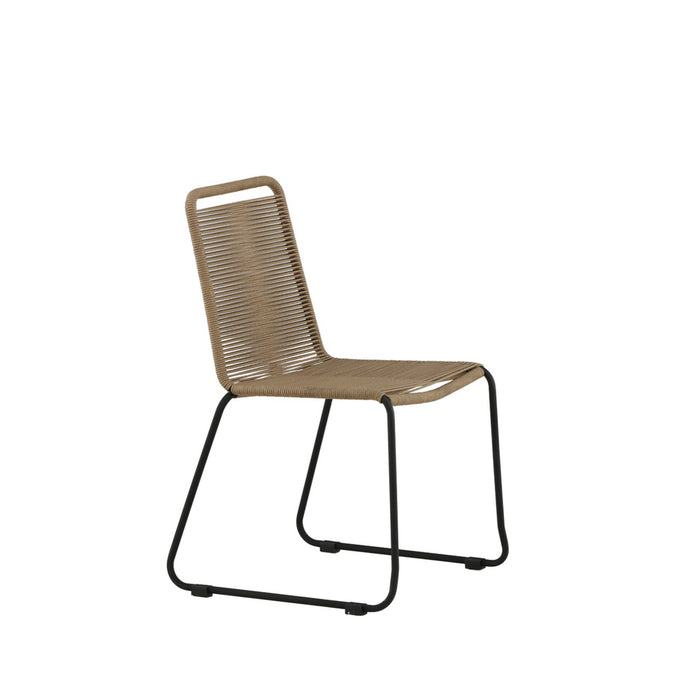 Fjôrd - Tuinstoel Naturel - Touw - Lindos - Set van 2