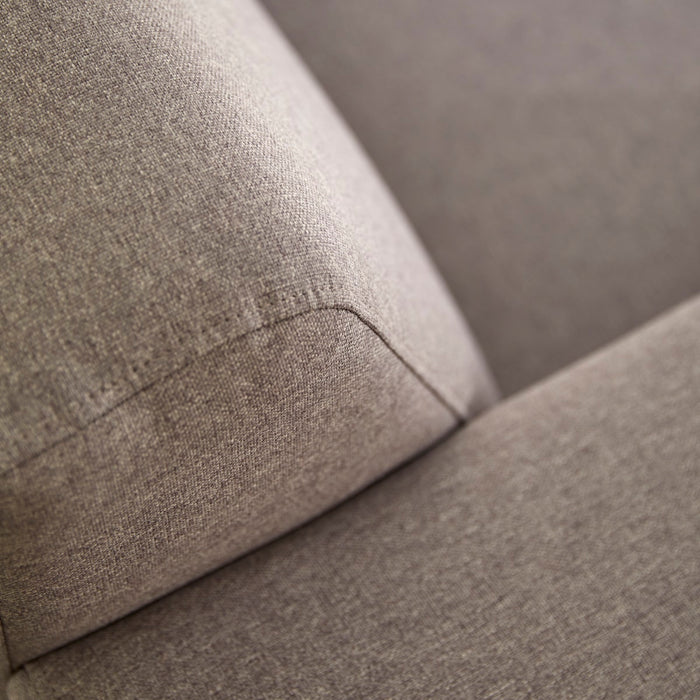 Tikamoon - Stoffen 2,5-zitsbank taupegrijs Lars