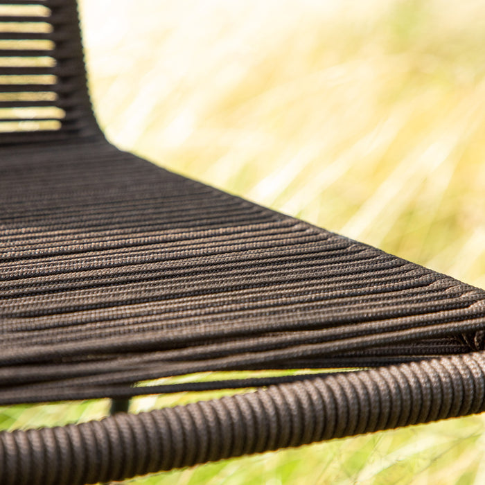 Fjôrd - Tuinstoel Bruin - Touw - Lindos - Set van 2