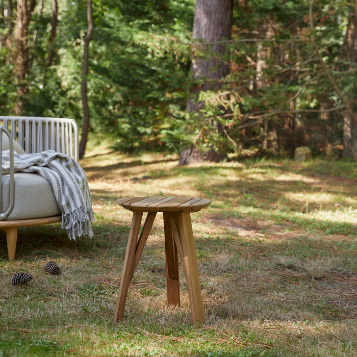 Tikamoon - Tuintafeltje in gerecycled massief teakhout Katrine