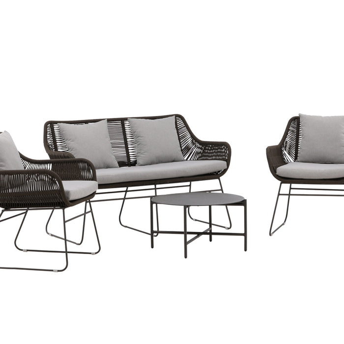 Fjôrd - Tuinset Bruin|Donkergrijs - Staal - Daveo