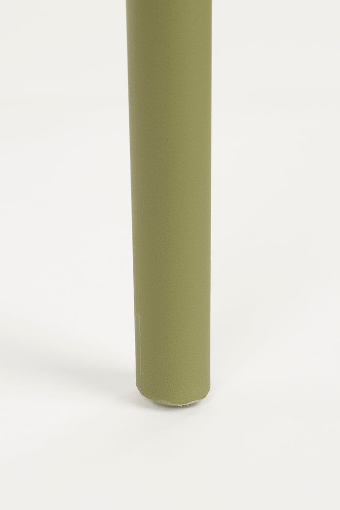 Giga Meubel - Tuinstoel Groen - 53x46x80cm - Serra - Set van 4