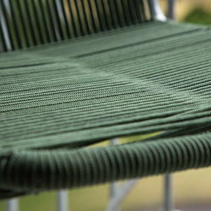 Fjôrd - Tuinstoel Groen - Touw - Bois - Set van 2