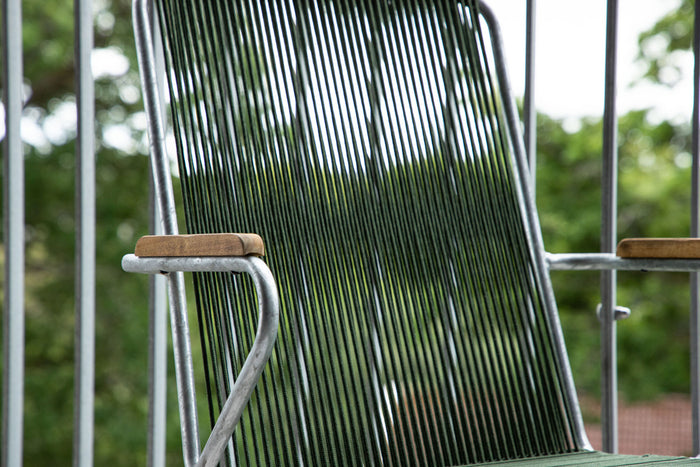 Fjôrd - Tuinstoel Groen - Touw - Bois - Set van 2