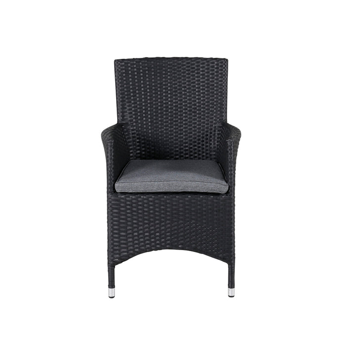 Fjôrd - Tuinstoel Zwart - Malin - Set van 2