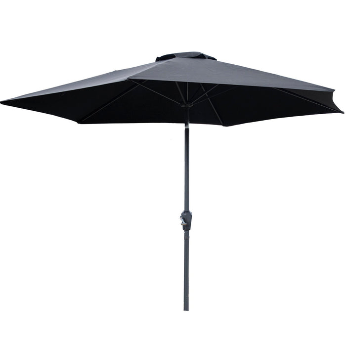 Fjôrd - Parasol Zwart 3m - Stof - Leeds