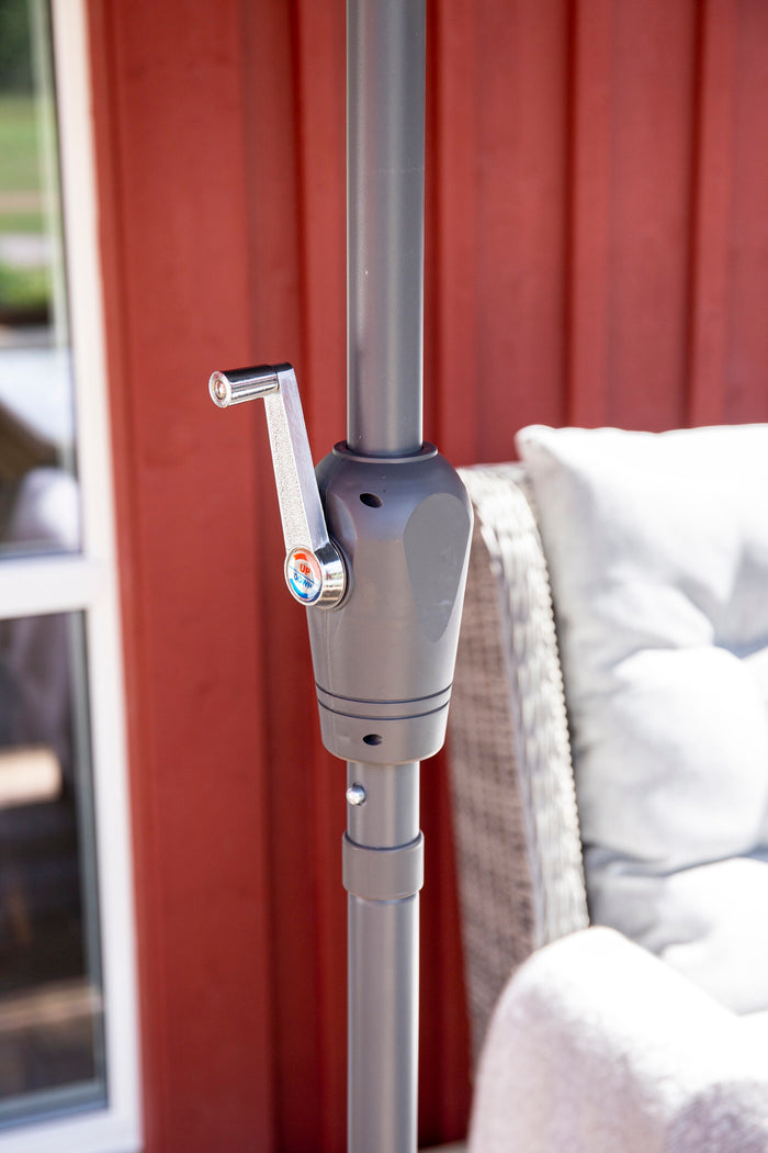 Fjôrd - Parasol Zwart 3m - Stof - Leeds