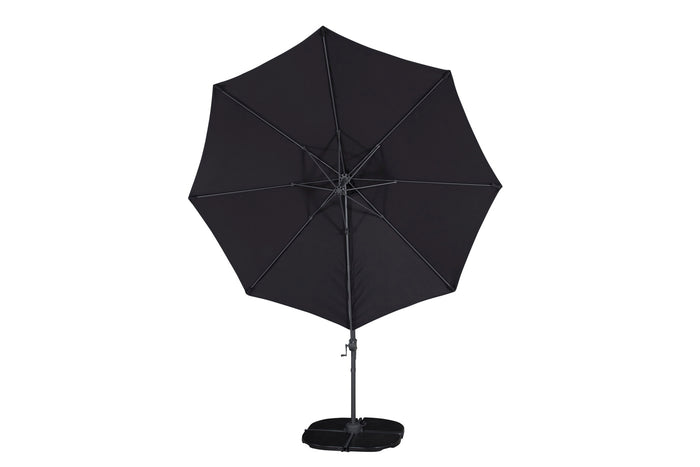 Fjôrd - Parasol Zwart 3m - Leeds