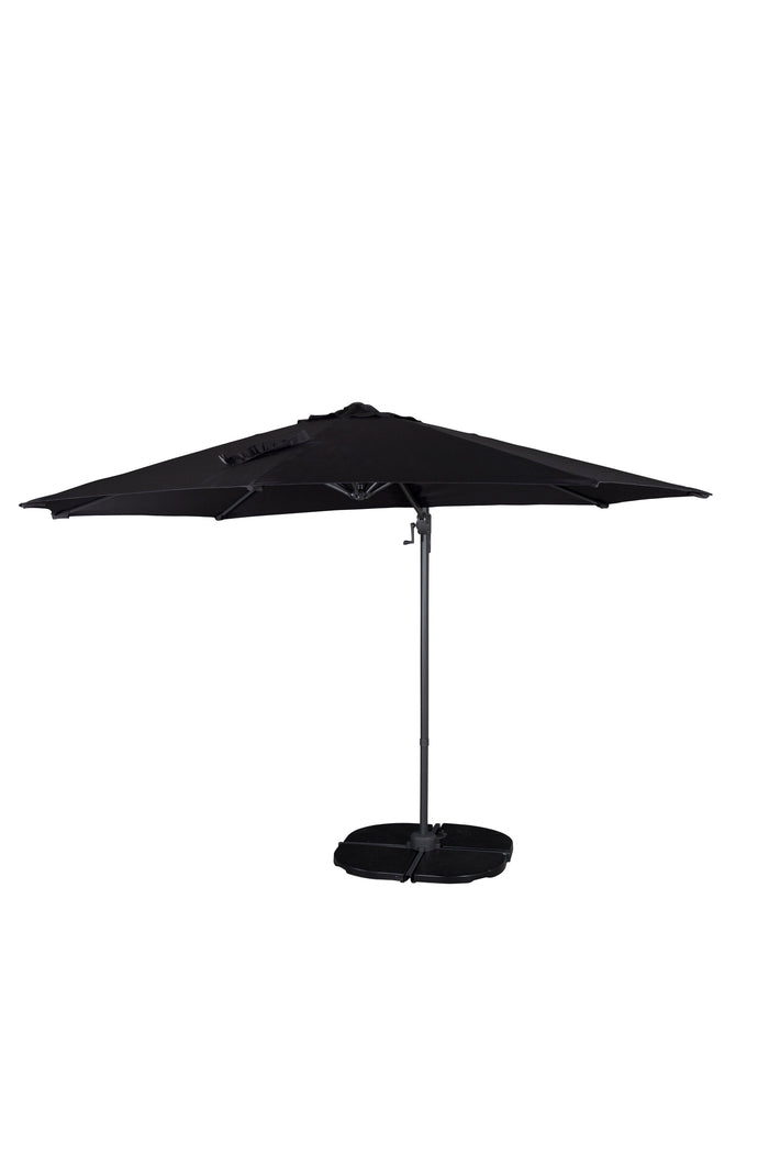Fjôrd - Parasol Zwart 3m - Leeds