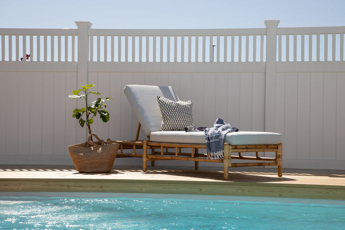 Fjôrd - Ligbed Naturel - Rotan - Cane