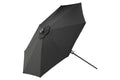 Fjôrd - Parasol Zwart 270cm - Led - Sabal