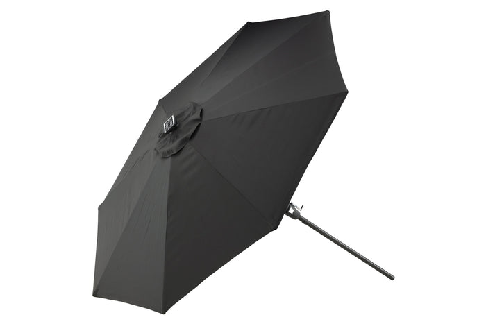 Fjôrd - Parasol Zwart 270cm - Led - Sabal