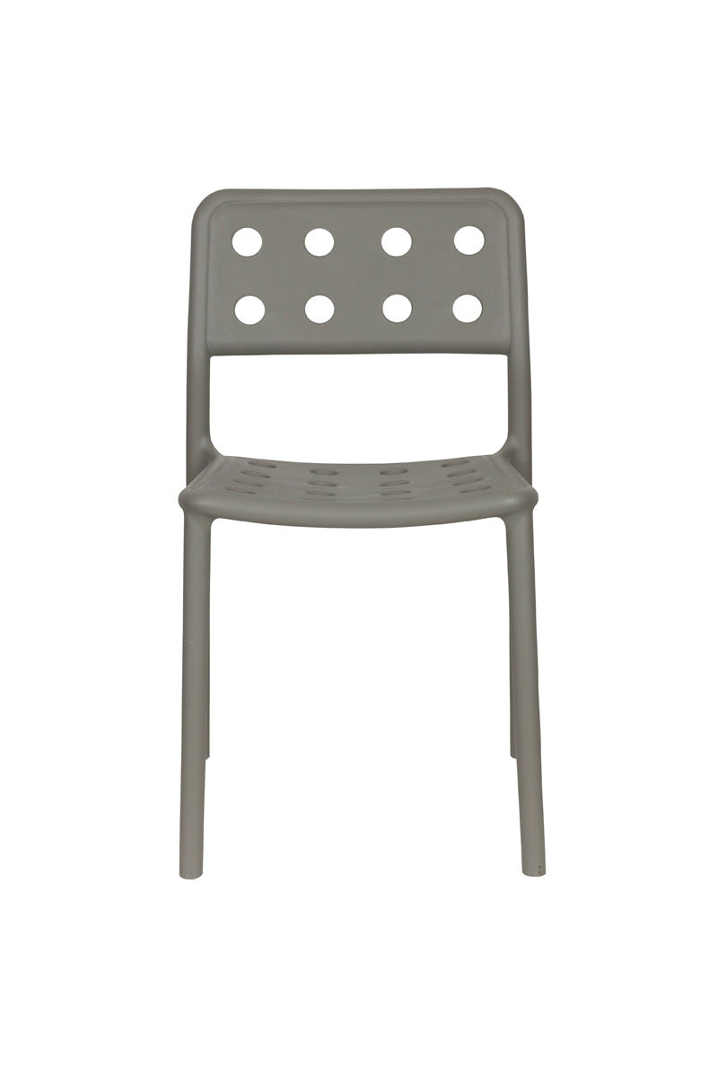 Housecraft Living Tuinstoel Grijs - 53x46x80cm - Serra - Set van 4