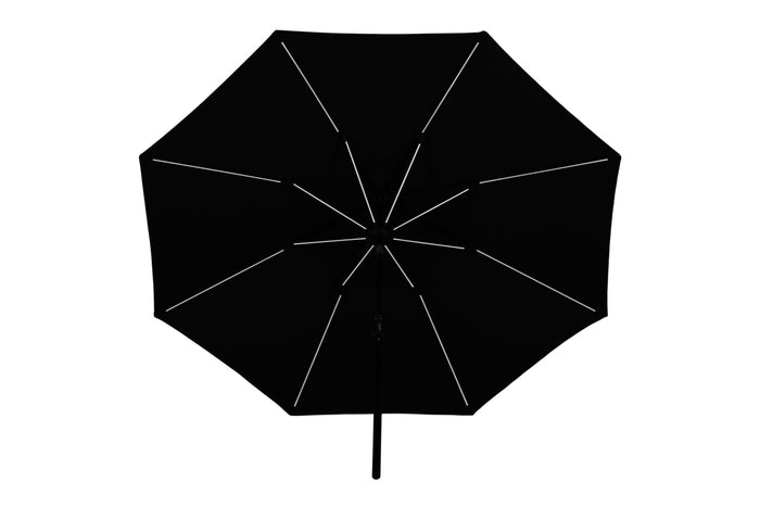 Fjôrd - Parasol Zwart 270cm - Led - Sabal