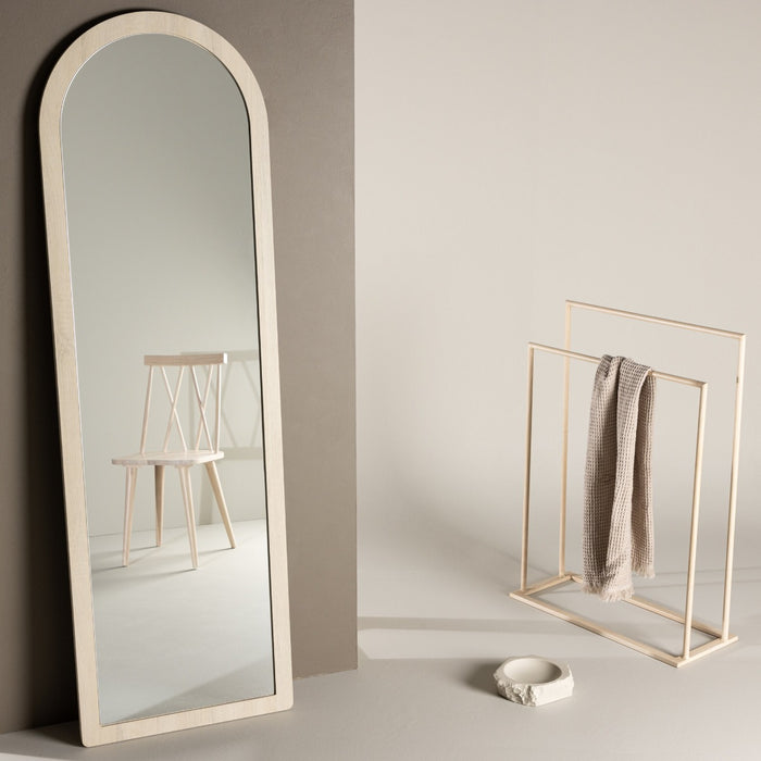 Fjôrd - Grote Spiegel Whitewash - 60x193cm - Memphis