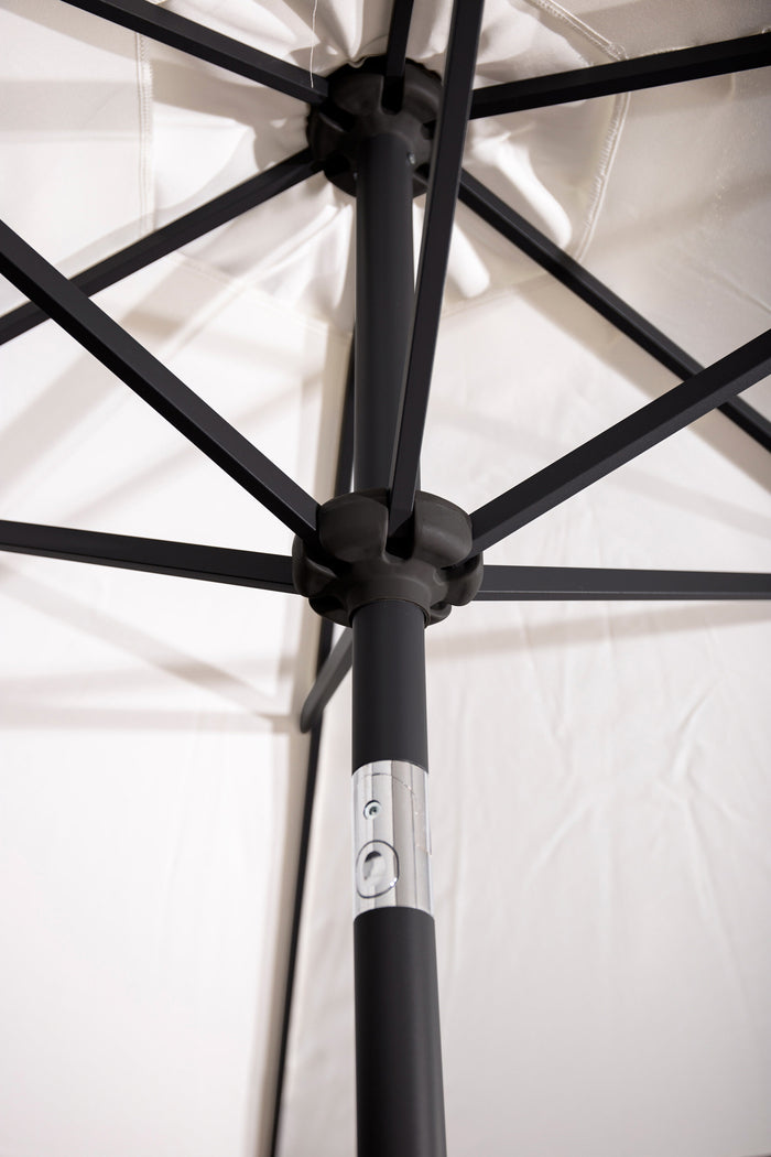 Fjôrd - Parasol Wit 3m - Stof - Leeds