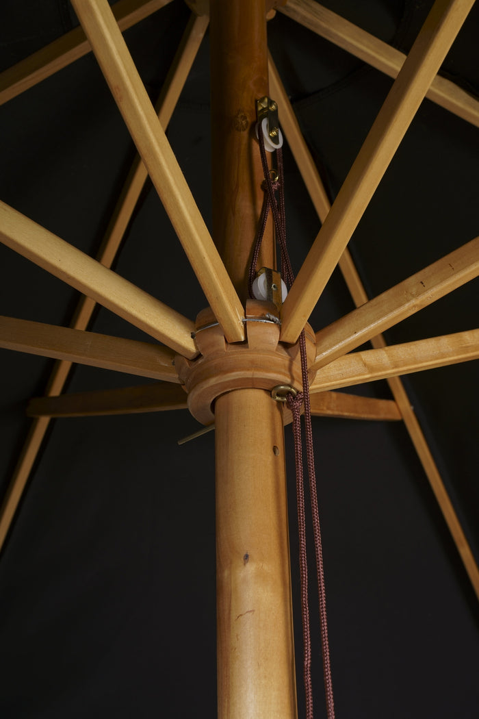 Fjôrd - Parasol Zwart Ø300cm - Hout - Ixos