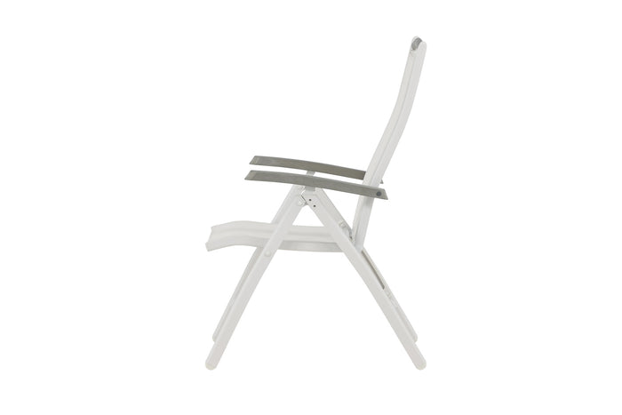 Fjôrd - Tuinstoel Wit Verstelbaar - Albany - Set van 2