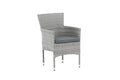 Fjôrd - Tuinstoel Grijs - Wicker - Malina - Set van 2