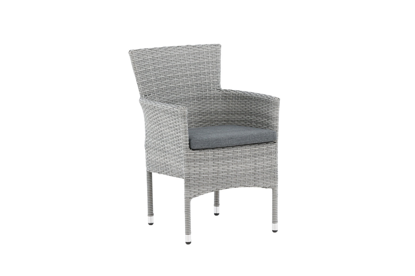 Fjôrd - Tuinstoel Grijs - Wicker - Malina - Set van 2