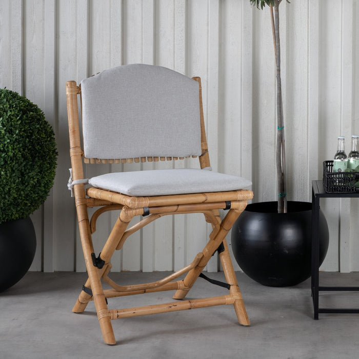 Fjôrd - Tuinstoel Naturel Inklapbaar - Rotan - Cane