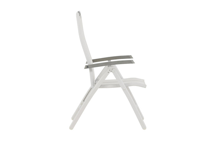 Fjôrd - Tuinstoel Wit Verstelbaar - Albany - Set van 2
