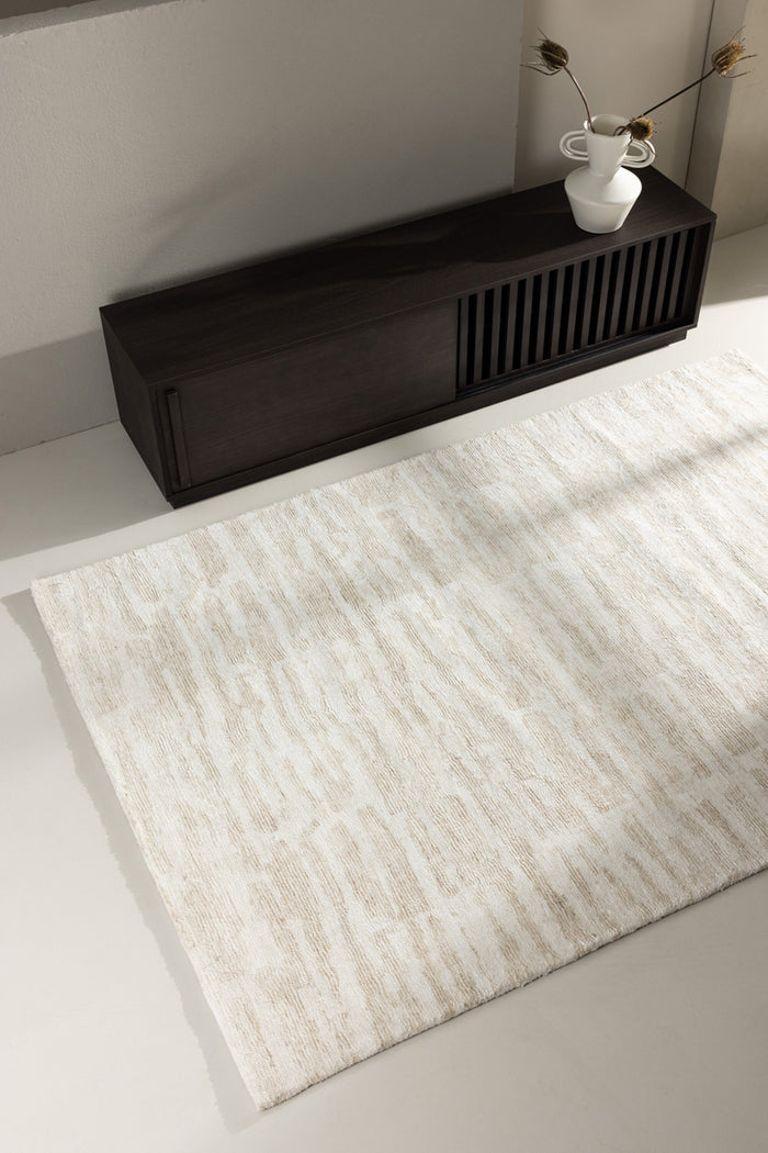 Fjôrd - Vloerkleed Beige|Wit - 290x200cm - Milos