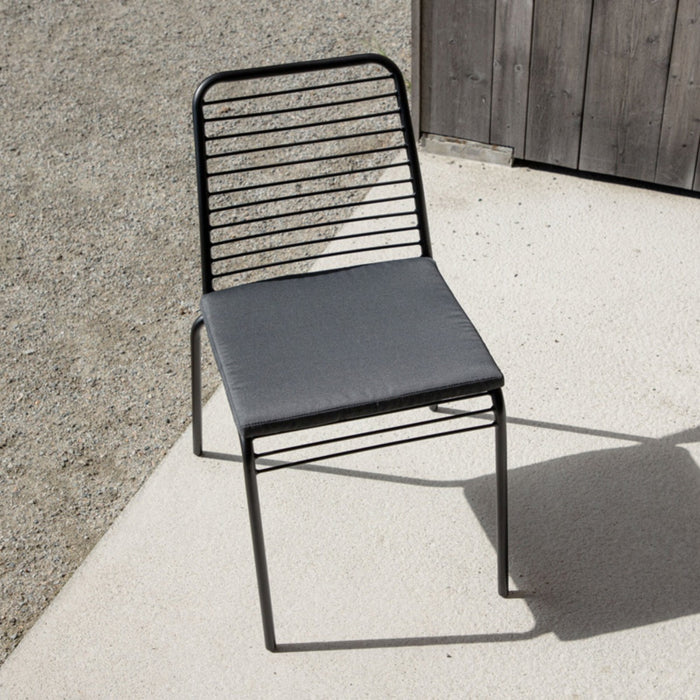 Fjôrd - Tuinstoel Zwart - Aluminium - Panjin - Set van 2