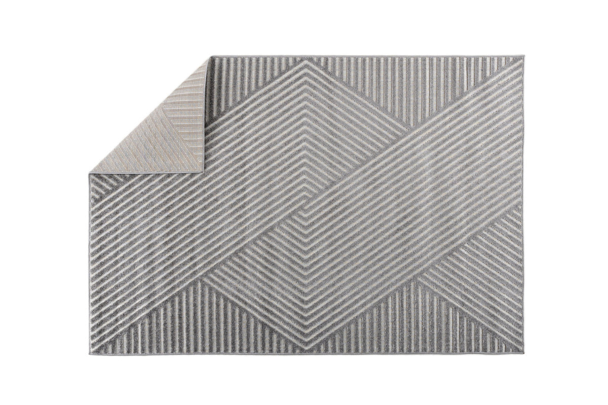 Fjôrd - Vloerkleed Grijs - 200x290cm - Aron