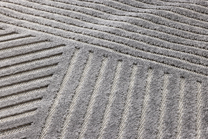 Fjôrd - Vloerkleed Grijs - 200x290cm - Aron