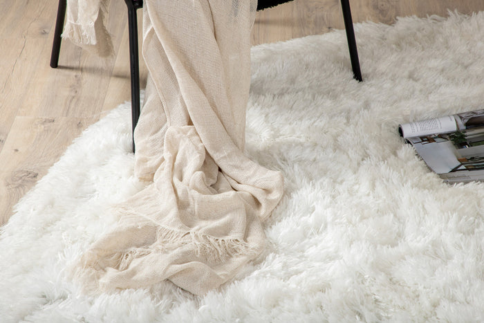 Fjôrd - Vloerkleed Wit - Ø300cm - Grace