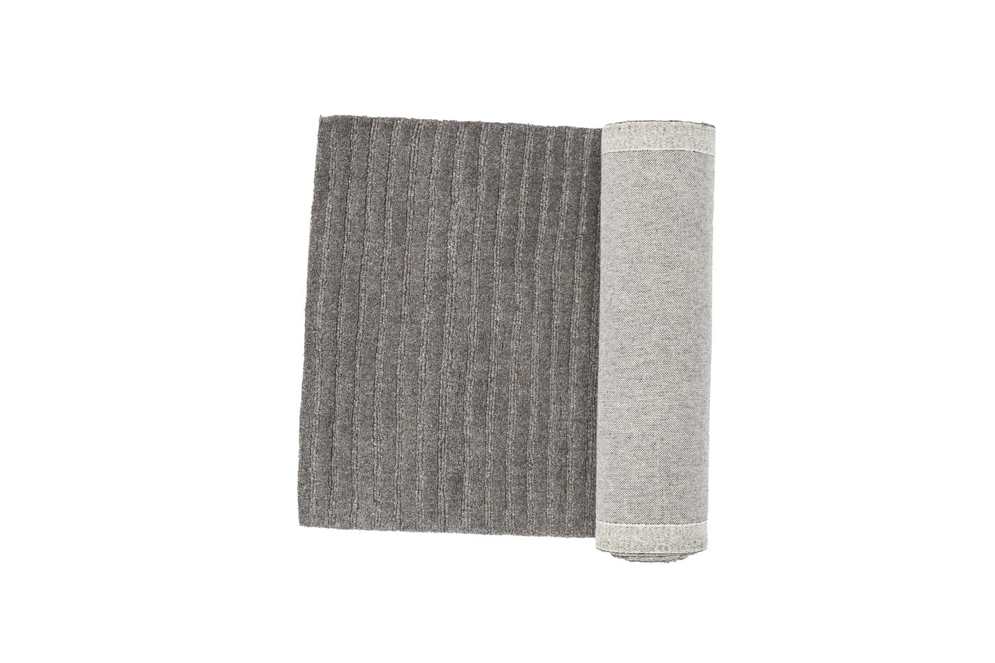 Fjôrd - Vloerkleed Donkergrijs - 200x70cm - Milton