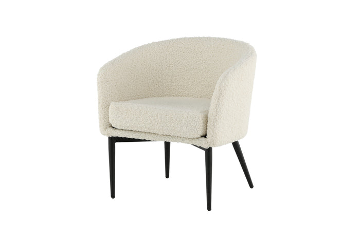 Fjôrd - Fauteuil Wit - Teddy - Duffy