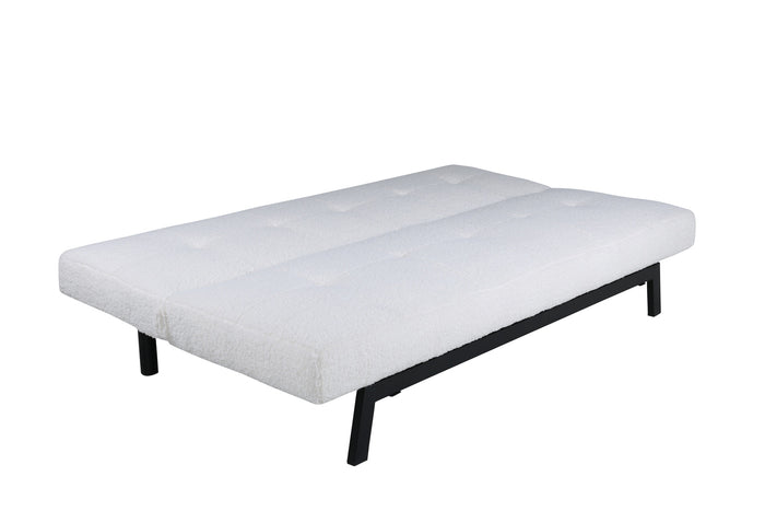 Fjôrd - Slaapbank Wit - 180cm - Teddy - Bodil