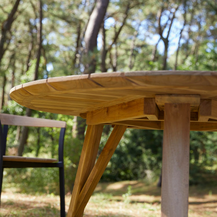 Tikamoon - Tuintafel in gerecycled teakhout 120 Katrine