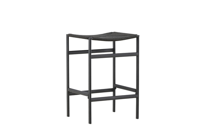 Fjôrd - Barkruk Zwart - Touw - Polly